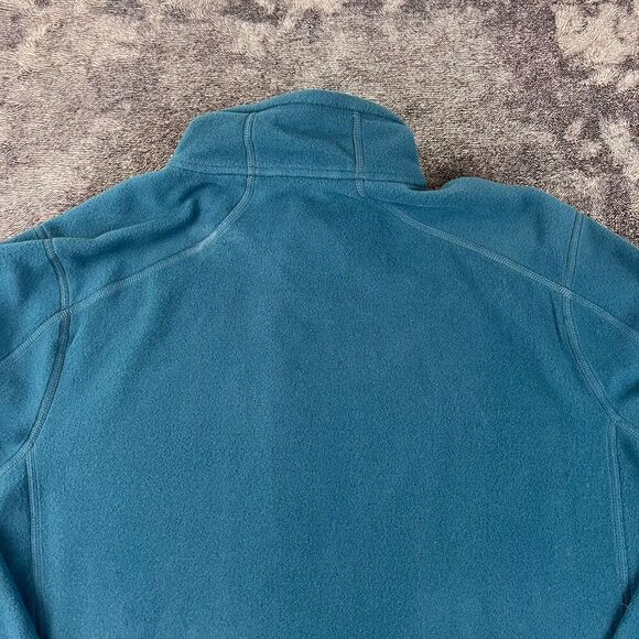 LL Bean Trail Fitness Fleece 1/4 Zip Men's M Blue Pullover Sweater NWT Outdoor - Picture 8 of 9